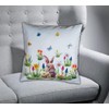 texpot Cushion cover 40 x 40 cm with print rabbit