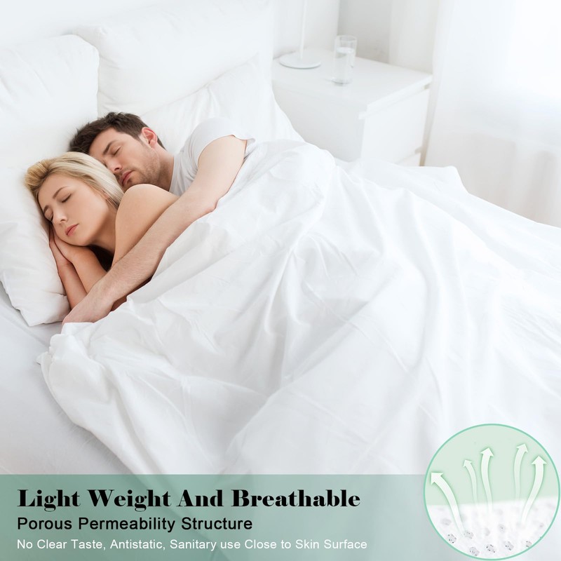 Breenhill 4 Pack Disposable Bed Sheets - Queen Size with