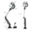 Cangzhoucl Wood Lathe Light, 18W Swing arm Machine Work Light,