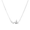 ZARD Delicate Dove Charm Pendant Necklace in 925 Sterling Silver