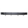 Gourmet Bar Wall Mounted Pot Rack Finish: Black Powder Coated