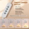 CASTLELIFE Candle Warmer Lamp with Timer & Dimmer, Height Adjustable