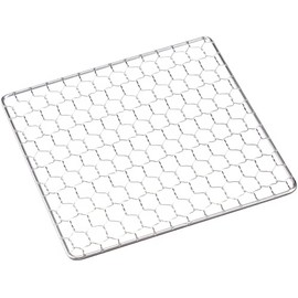 Endoshoji Commercial QHD04006 Metal Cooking Grid, For Use With Hida Konro Grills, 18-8 Stainless Steel, Made in Japan