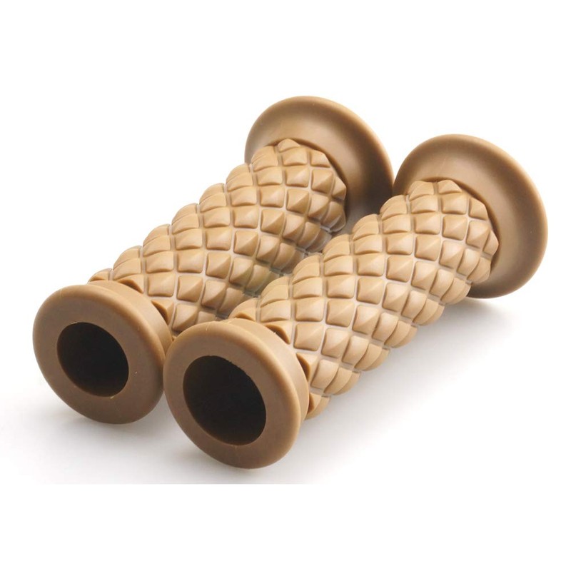 Motorcycle Vintage Non Slip Handlebar Grips 7/8" 22mm 1" 24mm