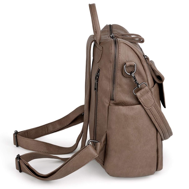 UTO Women's Elegant Backpack with Shoulder Strap Fashionable Multifunctional Backpack