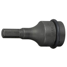 Tone HP4AH-08 Hexagon Socket for Impact, 0.5 inch (12.7 mm) Drive (1/2 mm), Double Side Width 0.3 inches (8 mm)