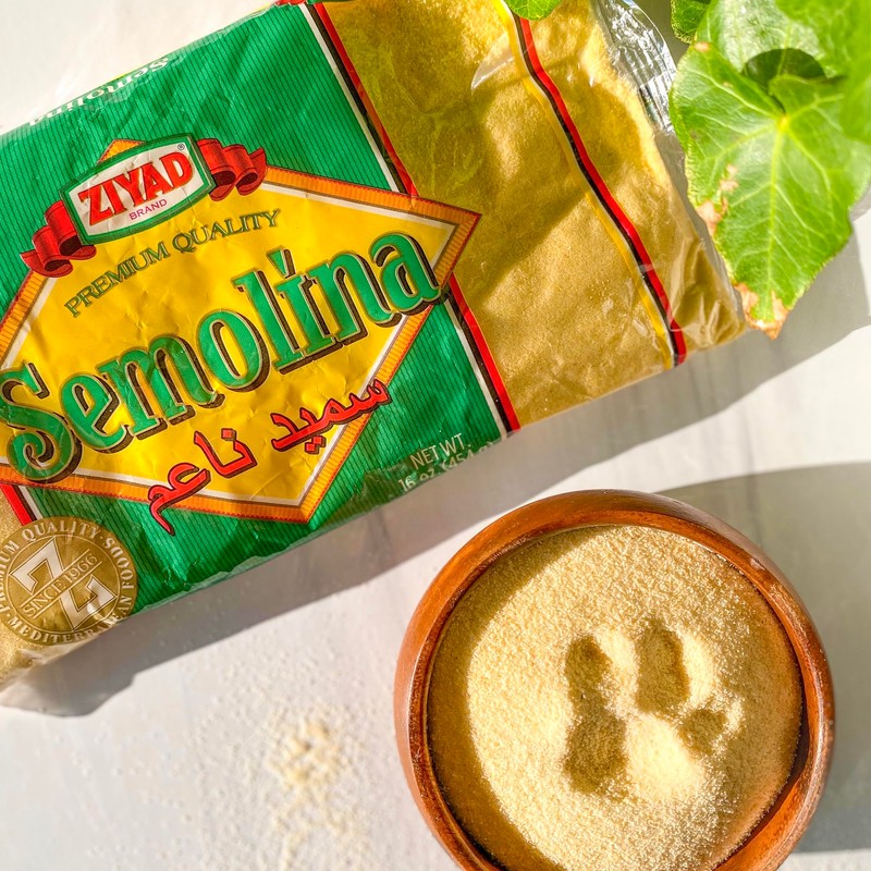 Ziyad Semolina Wheat, Smeed, Semolina Flour, Perfect for Stews, Soups,