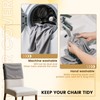 4Pcs Dining Chair Back Covers Elastic Polyester Chair Back Protective