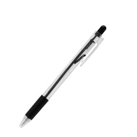 Knock Ballpoint Pens, Pack of 10 (Oil Based Ballpoint Pens), 2 Bags Set, Total of 20 Pens