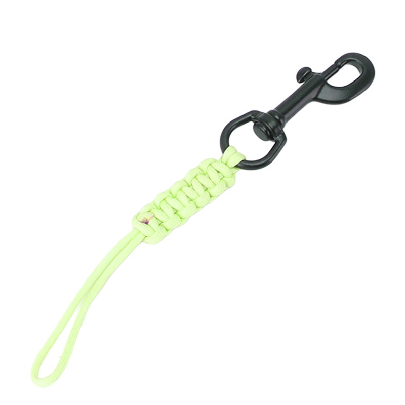 Hand Woven Diving Lanyard Anti Lost Strap Luminous Underwater Safety