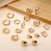 JeweBella 9 Pairs of Women's Clip-On Earrings Without Pierced Ears