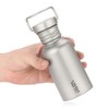 Lixada 430ml Leakproof Titanium Bottle Ultralight Outdoor Camping Cycle Hiking