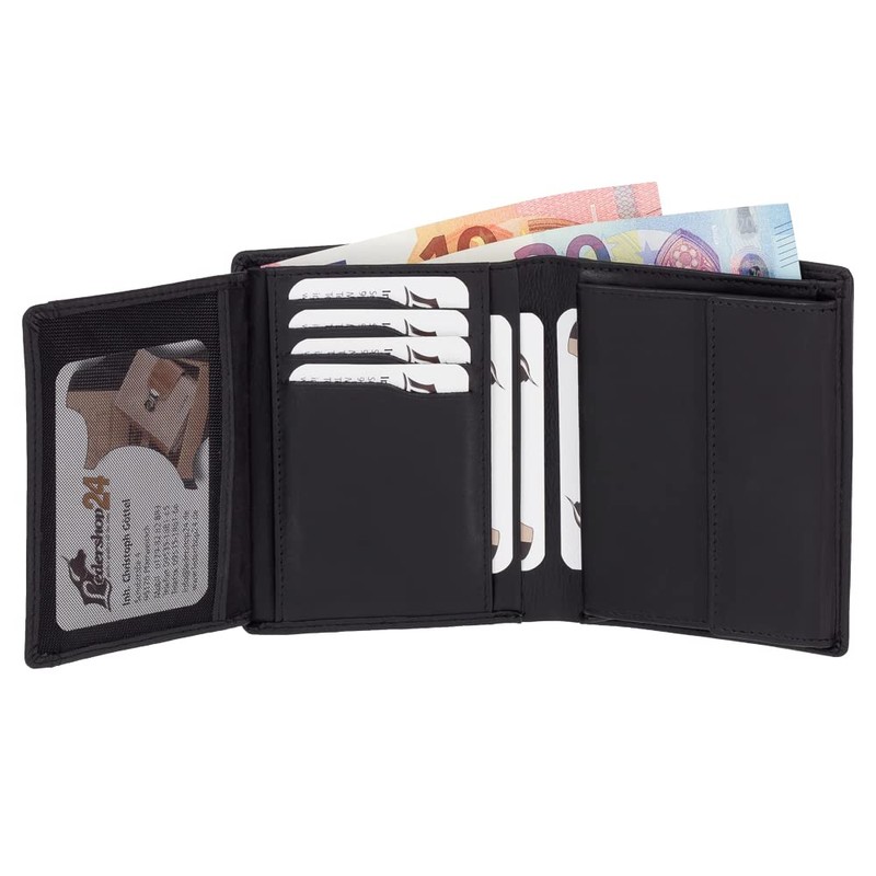 Leather RFID Men's Wallet with Space for Over 8 Cards