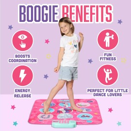 Klevly Unicorn Dance Mat for Kids Ages 6+ | Plays 5 Levels & 5 Songs | Unicorn Gifts fo