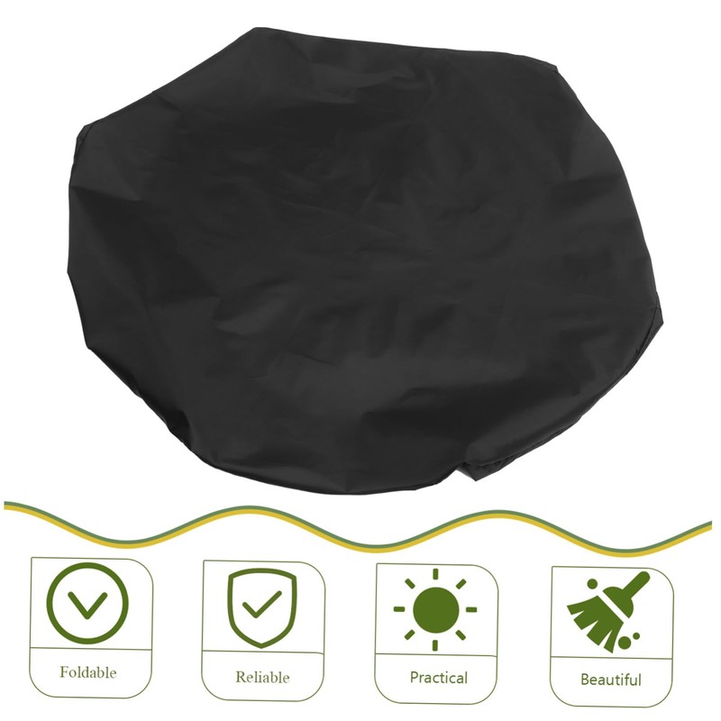 Outanaya Waterproof BBQ Grill Cover 112cm Diameter Oxford Cloth Barbecue