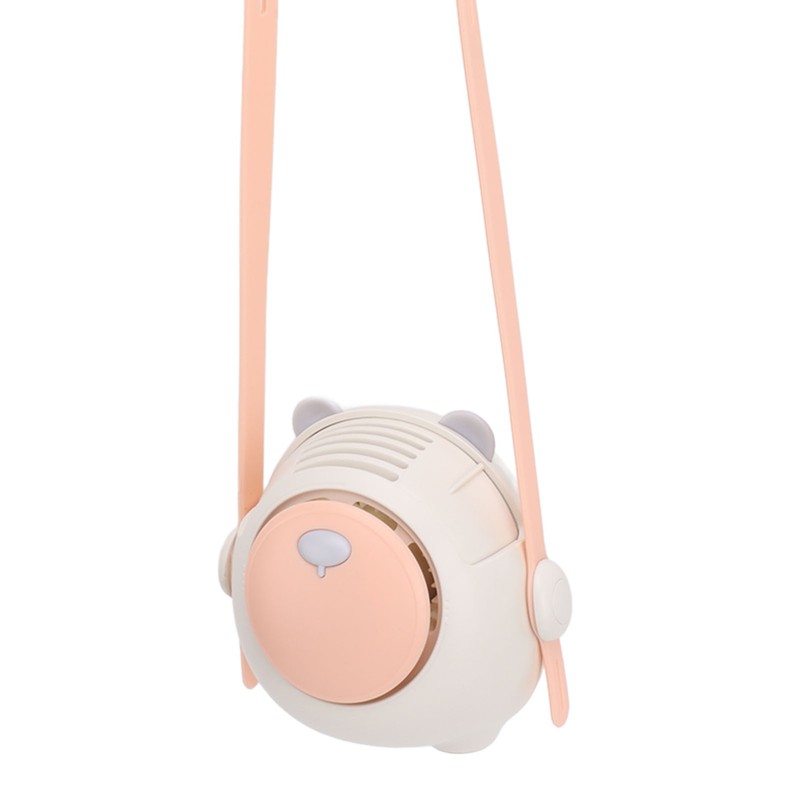 Portable Neck Fan Mini Hanging Neck Fan with Adjustable Lanyard