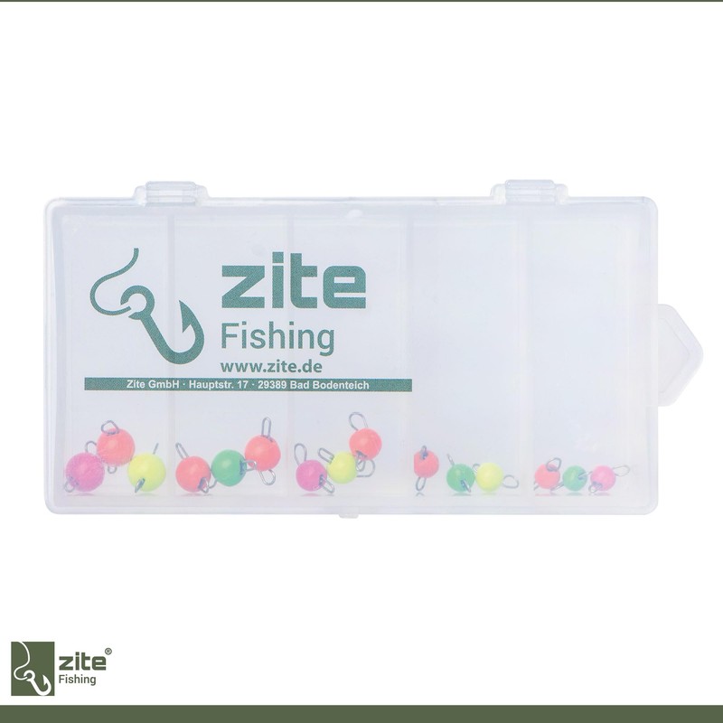 Zite Fishing Tungsten Cheburashka Bottom Jigs Set - 15 Pieces