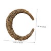 BESTOYARD 6 Pcs Rattan Garland Crescent Moon Grapevine Wreath Moon
