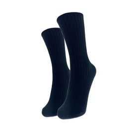 Hycome 6 Pairs Comfortable Casual Cotton Socks for Women, Girls and Students (Black)