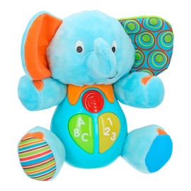winfun 85178 Plush Toy Elephant for Babies with Speaking and Colourful Lights Spanish Language