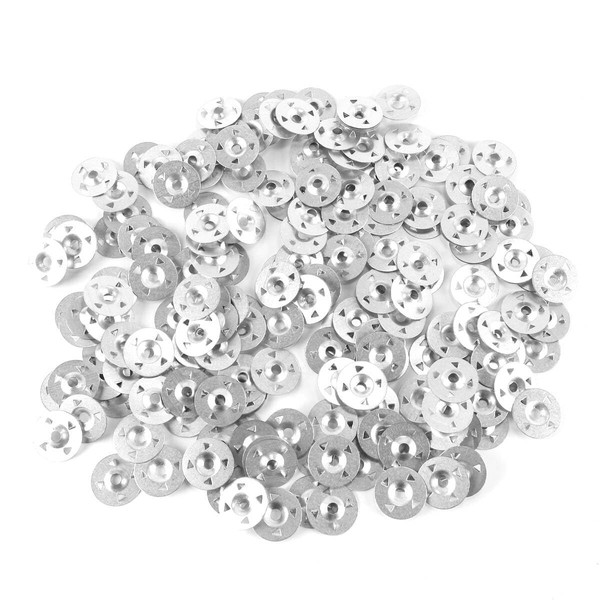 Nicear 200 Pcs Easy Fix Washers 4-Claw Washers Nail Gaskets