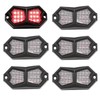 MDEOOSKY 6 Pods Red Rock Lights 18 LEDs Chips Waterproof