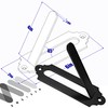 VMSIXVM European Mount Skull Hanger, Euro Mount Wall Hanger for