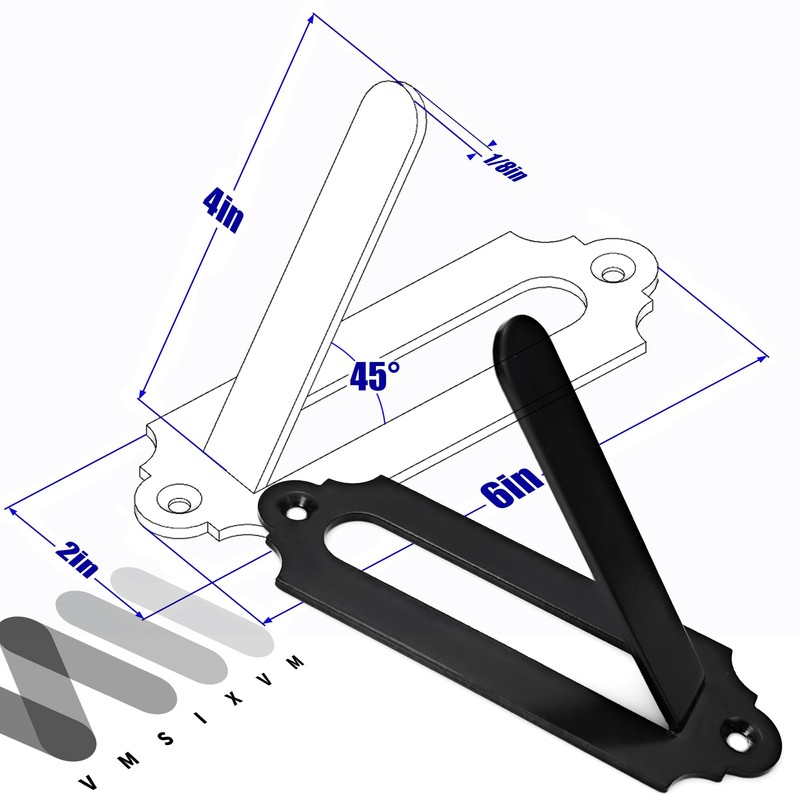 VMSIXVM European Mount Skull Hanger, Euro Mount Wall Hanger for