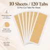 Hair Extension Tape, 120 Double Sided Tabs for Tape Ins