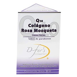 Crema Facial, Q10 Colageno Rosa Mosqueta. Protección FPS 20 50 ml. (50 ml)