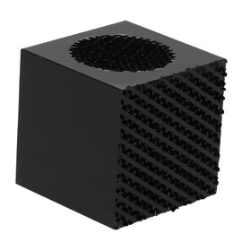 Totority Billiard Pool Cue Tip Repair Tool Durable Aluminum Alloy Shaper for Billiard Stick Maintenance Lightweight Compact Design Cue Shaft Repair Black