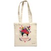Mimain Borsa tote bag da donna Frida, stile artistico floreale,