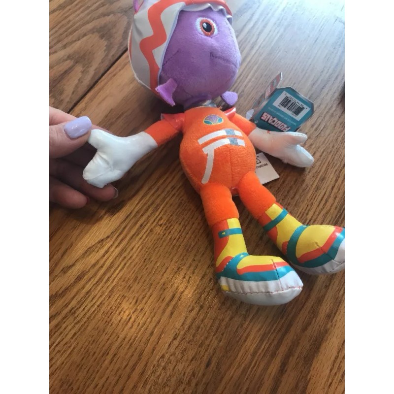 Action FLOOGALS FLEEKER Orange/Purple Plush-Brand New-SHIPS N 24 HOURS