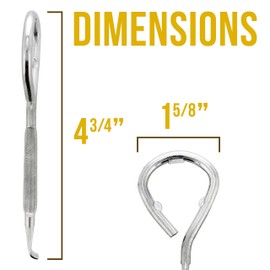 TCP Global Metal Paint Can Bucket Bottle Lid Opener Tool - Sturdy Stainless Design (Pack of 6)