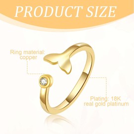 IKOPFLN 3 Pieces 14K Gold Toe Rings for Women Anklet and Toe Ring Set Adjustable Anklet Foot Jewellery, AB, M