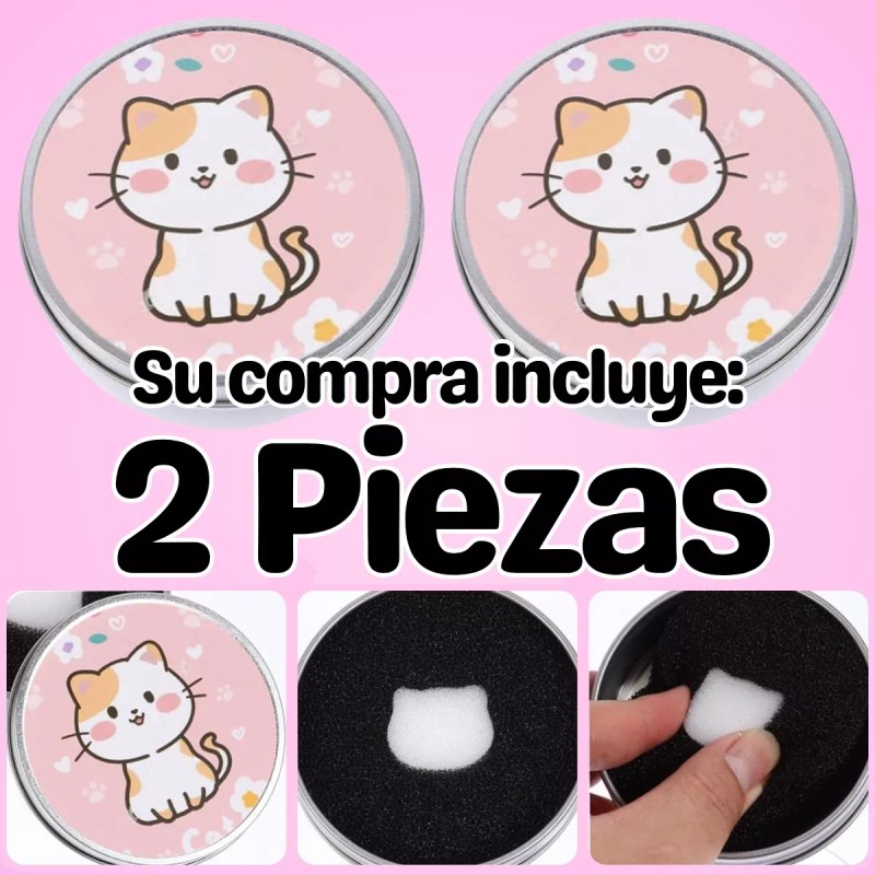 Universo en Linea Limpia Brochas En Seco Maquillaje Estuche Esponja