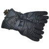 Mens Motorcycle Gauntlet Leather Insulated Gloves Visor Wiper on Index