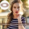 14 diademas elásticas circulares completas, de plástico, flexibles, con peine