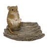 Vivid Arts - Harvest Mouse on Driftwood - Garden Decoration