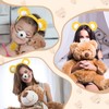 Harrycle 8 Pcs Bear Costume Set Bear Ears Headband Tail