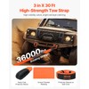 VEVOR Heavy Duty Tow Strap Recovery Kit 3 in x