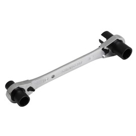 SK11 DEVICE Multi-functional Wrench, 4 Size Ratchet Wrench, DVC-501W, 72 Thread Gears, Socket 0.3 x 0.4 x 0.5 inches (8 x 10 x 12 x 13 mm), Includes Thumbscrew Screwdriver