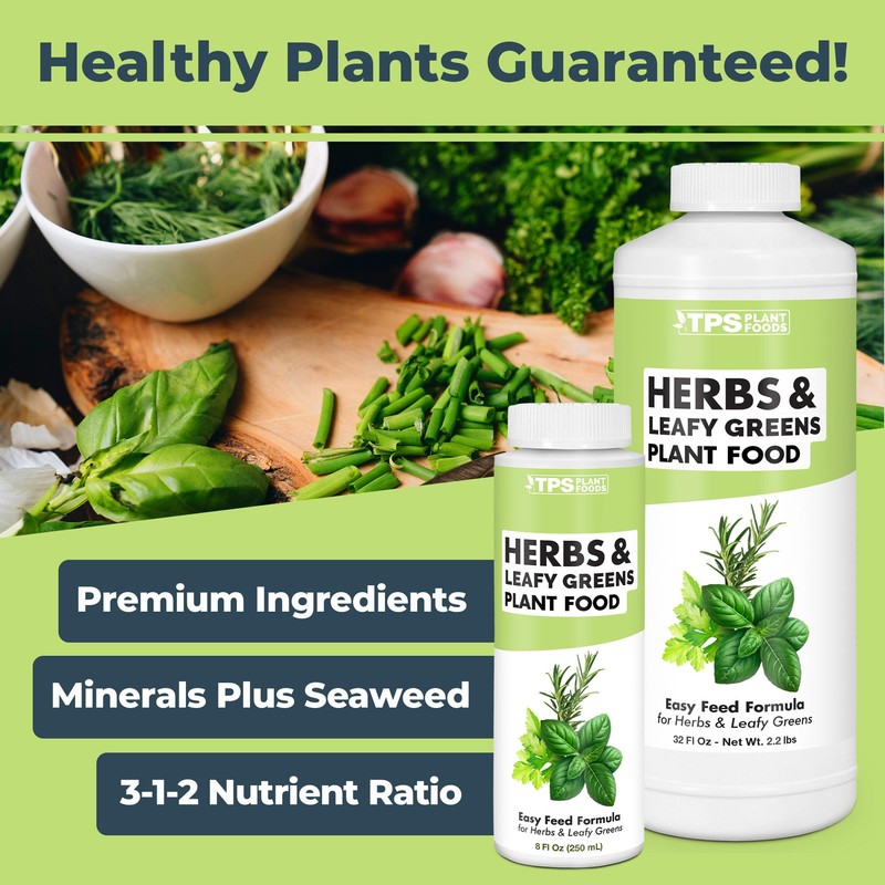 Herb Plant Food – Liquid Fertilizer for All Edible Herbs,