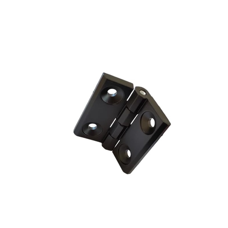 Metal Hinge 50 x 50 mm Folding Hinge Black Screw-On