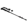 Hiking Stick 3 Section Carbon Fiber Rod EVA Foam Handle