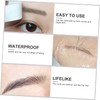 Outanaya Brows Makeup 12pcs Waterproof Brow Stickers Natural Look Travel