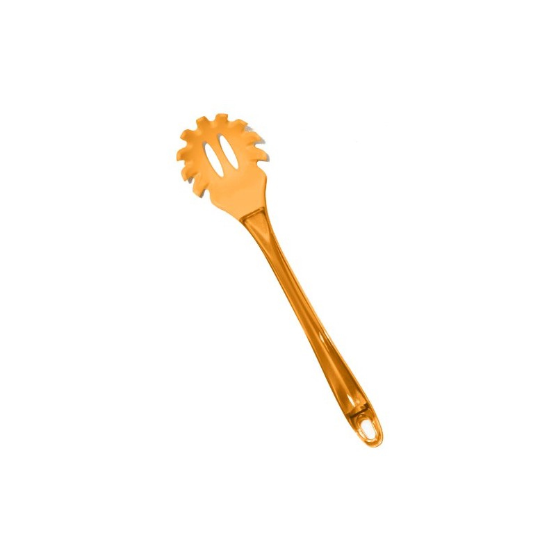 Chef Select Ergo Silicone Pasta Forks with San Handle, Orange