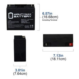 12V 18AH SLA Battery for DieHard Gold 950 Portable Jump Start
