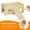 Large Guinea Pig Hideout, Upgraded Wooden Guinea Pig Castle with