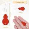 12pcs Needle Threaders Brass Wire Gourd Shaped Plastic Needle Thread